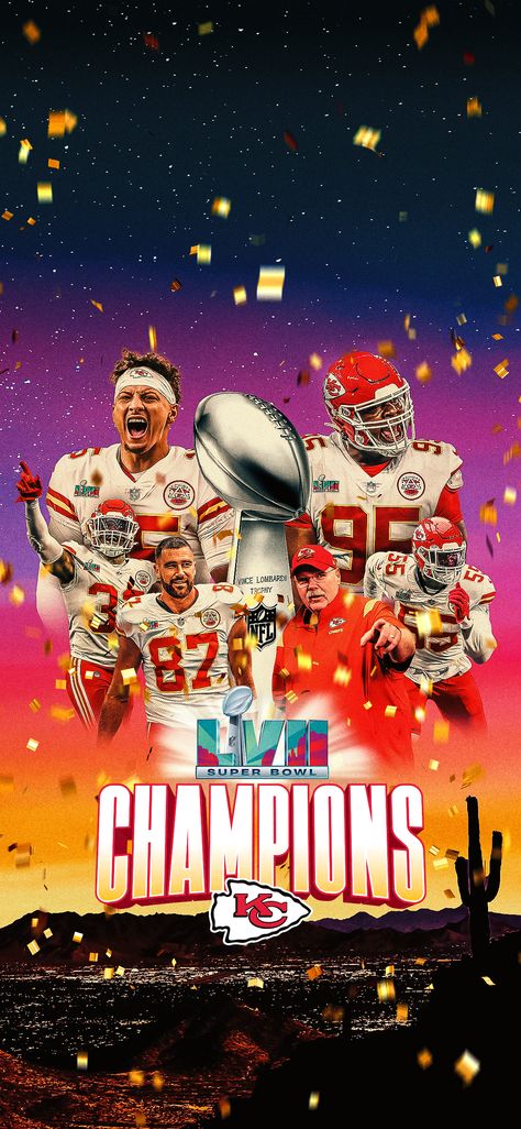 Cheifs Superbowl Wallpaper, Super Bowl Wallpaper, Kansas City Chiefs Wallpaper, Kansas City Chiefs Craft, Superbowl Logo, Chiefs Wallpaper, Nfl Chiefs, Super Bowl Winners, Ncaa Football Teams