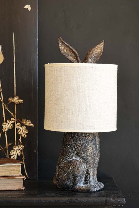 Climbing Ivy Indoor, Quirky Table, Quirky Table Lamp, Animal Lamp, Lamp Ideas, Childrens Lighting, Rockett St George, Bronze Table Lamp, Deco Salon