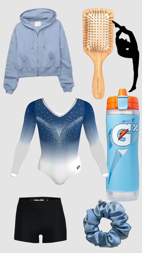 Gymnastics Training Outfits, Outfits For Gymnastics, Gymnastics Outfits Aesthetic, Gymnastic Outfits, Gymnastics Fits, Gymnastics Bag Essentials, What’s In My Gymnastics Bag, Quick Halloween Costumes, Cheer Bag