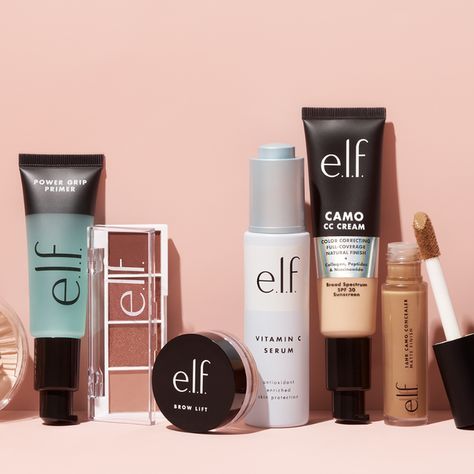 elf cosmetics Best Elf Products, Primer For Dry Skin, Everyday Sunscreen, Elf Products, Elf Face, Matte Makeup, Elf Cosmetics, Elf Makeup, Celebrity Makeup Artist