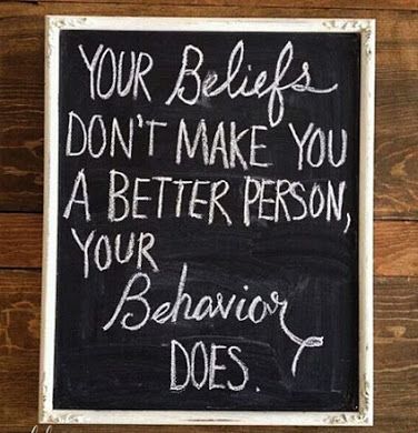 Your behavior DEFINES you. Don't tell ppl who you are or claim you're not that type of person when your actions say otherwise. ALWAYS believe actions not words. Trust me, even ppl you thought were good ppl can be COMPLETELY full of shit. Trust actions and it will amaze you how you start to view ppl. Actions Speak Louder Than Words, Online Comics, Actions Speak Louder, Can't Stop Won't Stop, Better Person, Words Worth, Visual Statements, It Goes On, Wonderful Words