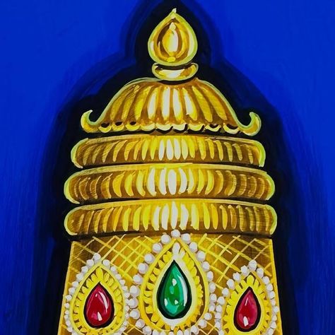 God Jewellery, Pattachitra Paintings, Jewellery Painting, Shreenath Ji, Anjaneya Swamy, School Reference, Thanjavur Painting, Crown Painting, Tanjore Art