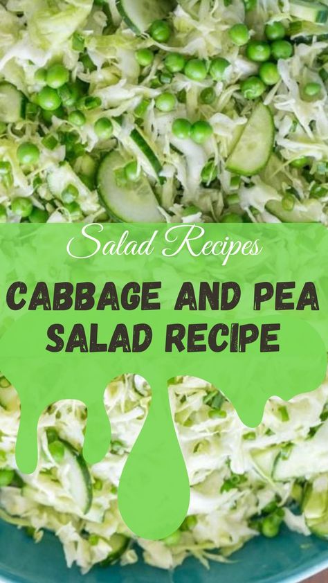 Salads Fall, Recipes For Dinner Salad, Salad With Cabbage, Spring Salads, Fall Salads, Salads Recipes For Dinner, Pea Salad Recipes, Winter Salads, Salad Inspiration