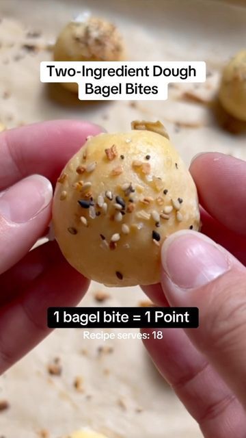 WeightWatchers on Instagram: "Small bites with big snack energy. 🔎 “mini stuffed bagel bombs” in the WW app" Stuffed Bagel Minis, Bagel Mini Recipe, 2 Ingredient Bagel Bites, Everything Bagel Bites, Big Snacks, Bagel Bites, Points Recipes, Best Appetizer Recipes, How To Eat Better