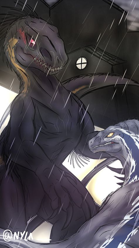 Jurrasic World Fanart, Jurassic World Fanart, Indoraptor Art, Jurassic World Hybrid, Jurassic World Wallpaper, Blue Jurassic World, Shadow Creatures, Cute Wolf Drawings, Fallen Kingdom