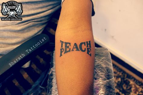 Peace Teach Tattoo, Afro Pick Tattoo, Teach Peace Tattoo, Boys Hand Tattoo, Rocky Tattoo, Peace Tattoo, Arm Tattoos For Guys Forearm, Sticker Sleeve, Peace Tattoos