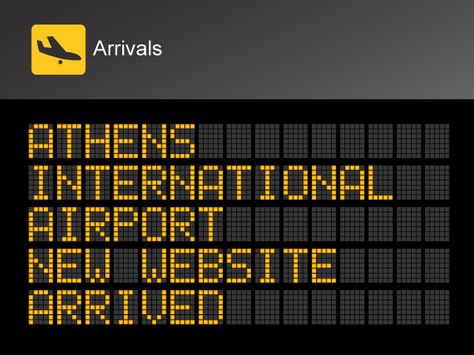 Athens International Airport ‘Eleftherios Venizelos’ released just last week a brand-new website offering a ground breaking digital experience to its visitors. Only five months ago and following a competition, Mozaik was designated to deliver the new website of the airport that would stand out on a global level, from design conception to front-end development. Airport Graphic Design, Airport Graphics, Letter Anatomy, Airport Theme, Navigation Design, Greece Athens, Airport Design, Gui Design, Ticket Design