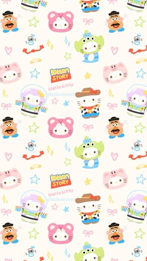 Wallpaper Iphone Hello Kitty, Cute Sanrio Wallpaper, Wallpaper Toy Story, Hello Kitty Wallpaper Iphone, Toy Story Wallpaper, 헬로키티 배경화면, Hello Kitty Wallpaper Hd, Pink Wallpaper Hello Kitty, Hello Kitty Toys