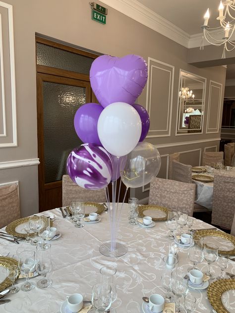 Christening Table Decorations, Christening Decor, Christening Decorations, Barbie Box, Decor Table, Party Balloons, Decoration Table, Table Decor, Christening