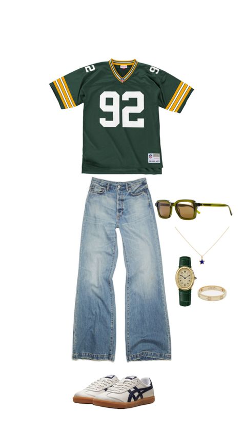 Nfl Jersey Outfit, Tyler Concert, Block Core, Ahs Style, Shein Finds, Core Outfits, Baddie Fits, Nfl Jersey, Jersey Outfit