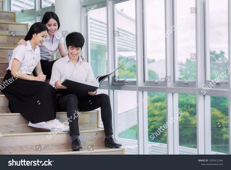 Group of Asian student in Thai university sit and relax in library, this immage can use for education, school and back to school concept #Ad , #ad, #Thai#university#sit#Group Thai University, School Concept, Education School, Back To School, Royalty Free Stock Photos, Stock Images, University, Stock Photos, Education