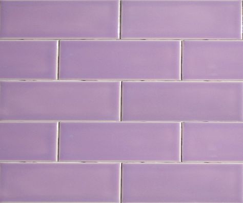 Lyric Revival English Lavender subway tile Purple Tile Bathroom, Lavender Tile Bathroom, Purple Subway Tile Shower, Purple Wall Tile Bathroom, Light Purple Tile, Lavender Tile, Mosaic Tile Purple, Purple Tile, English Lavender