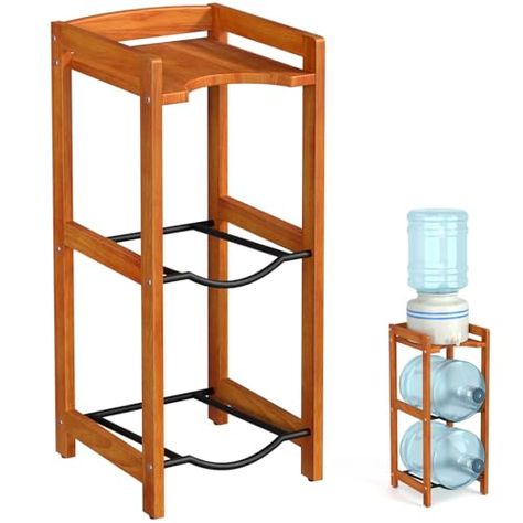 Diy Water Jug Stand, Water Dispenser Stand, 5 Gallon Water Bottle, Water Bottle Organization, Gallon Water Jug, Water Station, Gallon Water Bottle, Water Dispensers, Water Bottle Holder