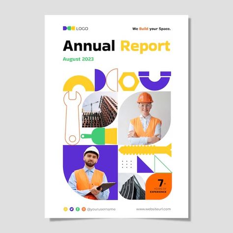 Cover annual report Vectors | Free download White Paper Cover Design, Report Cover Design Ideas, Geometric Cover Design, Esg Report Cover Design, Cover Report Design, Impact Report Design, Agenda Design Layout, Agenda Design Ideas, Creative Report Design