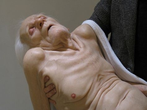 hyper realistic sculpture Sculptures by Sam Jinks Realistic Sculpture, Human Sculpture, Classic Sculpture, Cast Art, Moments In Time, Mixed Media Sculpture, Metal Wall Sculpture, Human Condition, Modern Sculpture