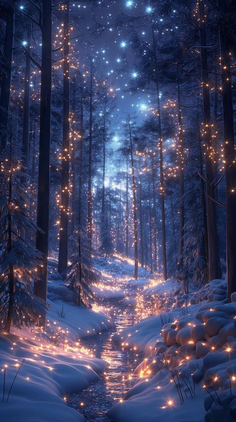 Winter Fantasy Wallpaper, Dark Winter Background, Winter Magic Aesthetic, Dark Blue Winter Aesthetic, Witchy Winter Wallpaper, Knight Wallpaper Aesthetic, Moon Knight Wallpaper Aesthetic, Snow Forest Aesthetic, Wallpaper Backgrounds Winter