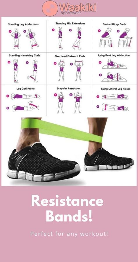 Resistant Band Workouts, Bolesti Chrbta, Resistance Band Workout, Trening Fitness, Workout Inspiration, Resistance Workout, Resistance Band Exercises, Stretch Band, Trening Pilates