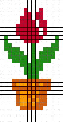 Flower Pixel Pattern, Flowers Pixel Art, Pixel Flower Pattern, Pixel Art Flower, Flower Pixel Art, Shadow Shading, Garden Shadow, Graph Paper Drawings, Make Friendship Bracelets