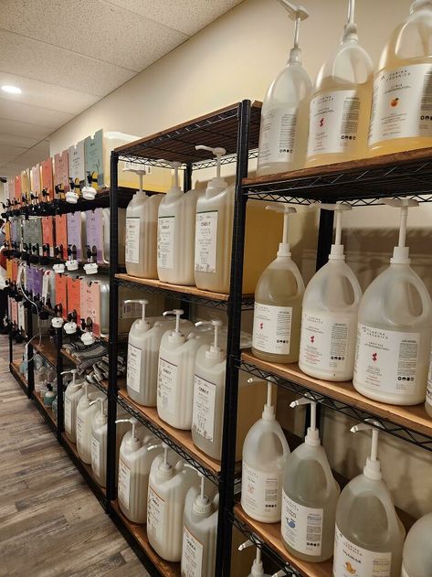 This Amazing Zero Waste Store Just Opened In My City Zero Waste Supermarket, Zero Waste Grocery Store, Floral Skull Tattoos, Refill Station, Bulk Store, Zero Waste Store, Buying Stuff, Old Candles, Coffee Capsules