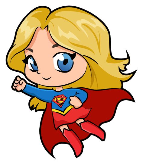 Cousin of Superman - the gorgeous Supergirl, designed in chibi style for all fans of Chibi art and DC Comics.. #DC #superheroes #comics #TVSeries #Hero #Chibi #Supergirl Superheroes Drawings, Super Hero Comic, Superhero Cartoon Drawing, Cartoon Superhero, Super Hero Cartoon, Cute Superhero Drawings, Super Hero Drawing, Super Hero Kids, Super Women Drawing