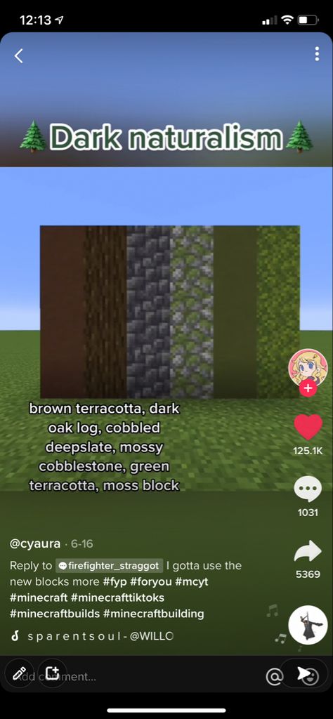 Dark Oak Forest, Dark Naturalism, Oak Logs, Birch Forest, Oak Forest, Minecraft Building, Minecraft Creations, Minecraft Designs, Dark Forest