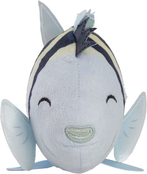 This product ships in a polybag. Includes: Flounder stuffed animal. Collect a menagerie of Ariel’s friends with Disney’s The Little Mermaid Small Plush toys. Inspired by Disney’s The Little Mermaid, this Flounder the fish plush toy is made of super-soft mixed fabrics with embroidered features. Pack adorable Flounder into a kid’s bag for on-the go snuggles and smiles. Kids will love imagining adventures from the film with this beloved character. Ariel Live Action, Fish Plush, Ariel Doll, King Triton, Mermaid Toys, Disney The Little Mermaid, Plush Collection, Kids' Bag, Disney Plush