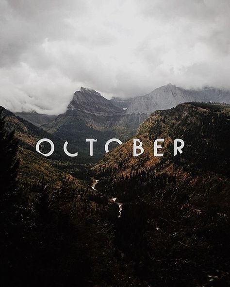 Fall Skincare, Inspiration Typographie, Typographie Inspiration, Mountains And Trees, Eleven Eleven, Graphisches Design, Hello October, Eye Creams, Affinity Photo