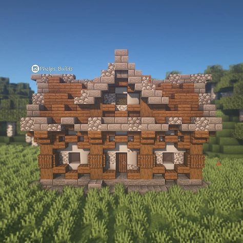 Minecraft Survival House, Survival House, Minecraft Shaders, Minecraft Medieval, Minecraft Construction, Minecraft Inspo, Minecraft Survival, Minecraft Architecture, Minecraft Buildings