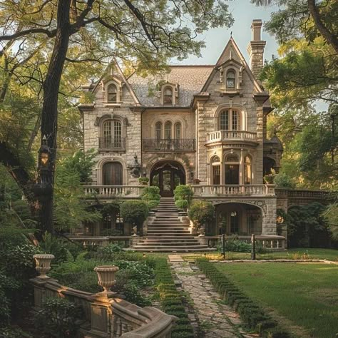 Dream Home Design Exterior, Home Design Exterior, Old Mansion, Dream Life House, Inspire Me Home Decor, Dream Cottage, Fantasy House, Dream House Rooms, Cute House