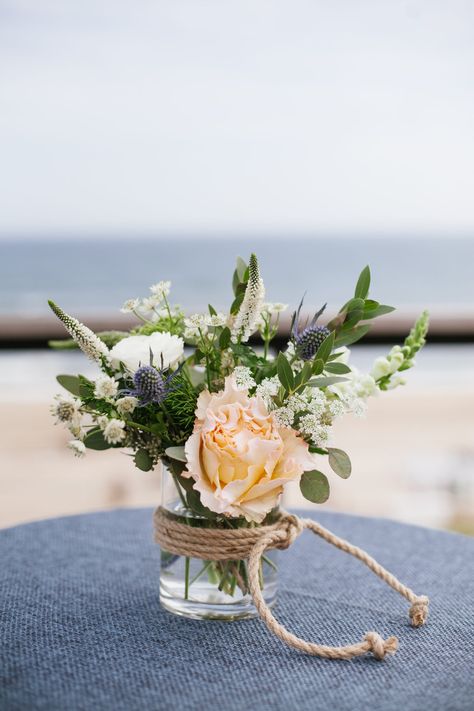 Thistle Wedding Flowers, Beach Wedding Decorations Reception, Beach Wedding Centerpieces, Beach Wedding Flowers, Luxury Vehicles, Unique Wedding Flowers, Wedding Floral Centerpieces, Reception Centerpieces, Beach Wedding Decorations