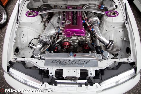 S14 Engine Bay, SR20DET Sr20det Engine, Engine Bay, Jdm Engines, Boat Engine, Car Inspiration, Nissan 350z, Dump Trucks, Car Projects, Tuner Cars