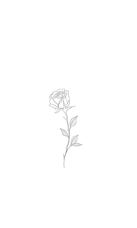 Mini Roses Tattoo, Rose Line Drawing Tattoo, Curved Rose Tattoo, Dainty Rose Tattoo Simple, English Rose Tattoo, Unique Rose Tattoo, Rose Flower Tattoo, Rose Vine Tattoos, Single Rose Tattoos