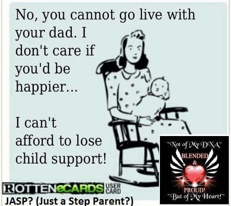 Nail on the head!!! Its all about the money and revenge.  It's illogical to think that any parent would agree to give up their primary paycheck to do what's best for their child.  However, it's pure selfishness and bitterness when a parent demonstrates that they can't embrace the neutrality that's best (and age appropriate, per policy standards) for their kid, it says SO much (and again, there is such thing as saying TOO much- thanks!).  Reminds me of the story of Solomon and the baby. Baby Mama Drama Quotes, Crazy Ex Wife, Baby Momma Drama, Selfish Mothers, Deadbeat Moms, Coparenting Quotes, Baby Mama Drama, Co-parenting, Fathers Rights