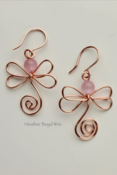 Diy Wire Butterfly Earrings, Wire Jig Tutorial, Earring Making Kit, Wire Jewelry Patterns Artful Home, Artistic Wire Jig Patterns, Dragonfly Jewelry Diy, Handmade Wire Earrings Tutorials, Wire Handmade Jewelry, Jig Wire Patterns