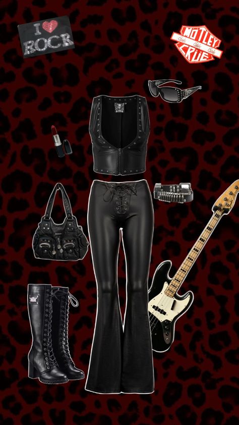 #rockstar #rockandroll #glam #80s #80glam #80soutfit #fashion #rendy Punk Outfits 80s, 80s Punk Aesthetic, 80s Glam Rock Fashion, Punk Outfits Aesthetic, 80s Rock Outfit, 80s Rock Fashion, 80s Glam Rock, Rock Star Outfit, Punk Glam