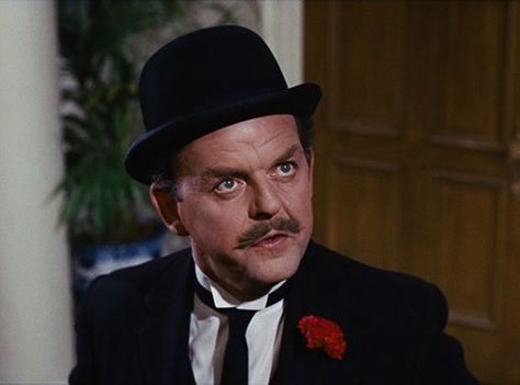 Twitter David Tomlinson, Mary Poppins Movie, Mr Banks, Bedknobs And Broomsticks, Hollywood Men, Bowler Hat, British Tv, Mary Poppins, Interesting Faces