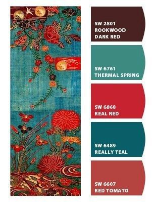 My living room/main areas Deco Rose, Kitchen Wall Colors, Living Room Red, Trendy Living Rooms, Room Paint Colors, Red Walls, Bedroom Paint, Living Room Colors, Living Room Paint