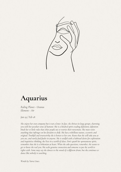 She Is Aquarius, Things Aquarius Love, Horoscope Art Aquarius, Aquarius Poem, Aquarius Wall Art, Aquarius Sketch, Zodiac Aquarius Art, Aquarius Beauty, Aquarius Aura