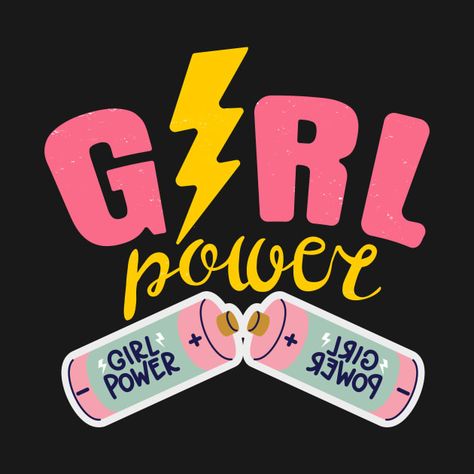 Girl Power T Shirt, Girl Power Shirt, Bella Vista, Power Girl, Girls Club, Kids Magnets, Case Stickers, Phone Case Stickers, Party Design