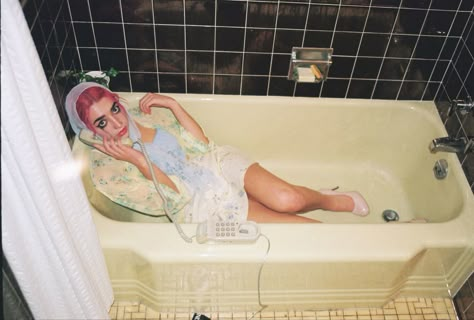 Bathtub Reference Photo, Cool Bathtub Photoshoot, Aesthetic Bathtub Photography, Lying In Bathtub Reference, Person Laying In Bathtub Reference, Sitting In A Bathtub Reference, Sitting In Bathtub Pose, Bathtub Drawing Reference, In Bathtub Reference