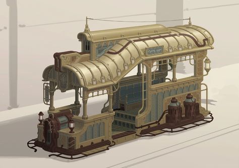 ArtStation - EIN(MMORPG) Artworks, Hyeon Kim Steampunk City, Dnd World Map, Props Concept, Building Concept, Perspective Art, Painting Classes, Steampunk Design, Steampunk Art, Fantasy Concept Art