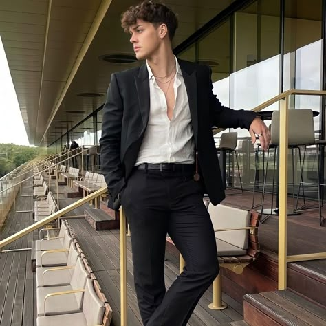 Mens Prom Outfit, Men Prom Outfit, Men Graduation Outfit, Suits For Guys, Prom Outfits For Guys, Prom Men, Prom Suits For Men, Stylish Mens Suits, Blazer Outfits Men