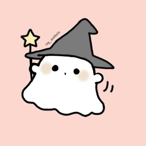 Custom chibi kawaii character Ghost Chibi Art, Aesthetic Small Drawing Ideas, Cute Drawings Ghost, Cute Ghost Icon Aesthetic, Cute Bear Drawings Cartoon, Kawaii Ghost Drawing, Cute Ghosts Drawings, Ghost Aesthetic Drawing, Cute Drawing Ideas Easy Kawaii