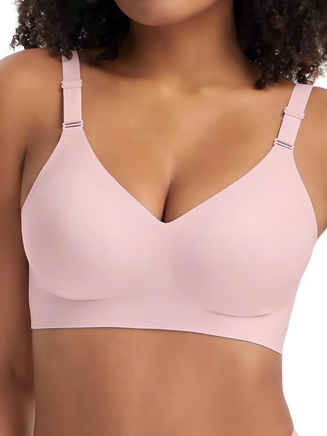 Dreamcountry Smooth Seamless Bra for Woman, Supportive Comfort Wireless Push Up Shaping Bra, V Neck Plunge Bra with Extender Cheap Supportive Intimates With Built-in Bra, Cheap No-show Intimates With Built-in Bra, Cheap Supportive Bra With Built-in Bra, Cheap Basic Intimates With Built-in Bra, Cheap Sleeveless Bra With Built-in Bra, Cheap Black Bra With Medium Bust Support, Cheap Low-cut Padded Bra, Cheap Bra-friendly Camisole, Cheap Fitted Camisole Bra