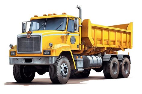 Heavy dump truck lorry tipper yellow construction equipment isolated on white background stock photography Lorry Trucks, Flex Banner Design, Flex Banner, Iphone Wallpaper For Guys, Floral Pattern Design, Heavy Machinery, Dump Trucks, Car Drawings, Construction Equipment