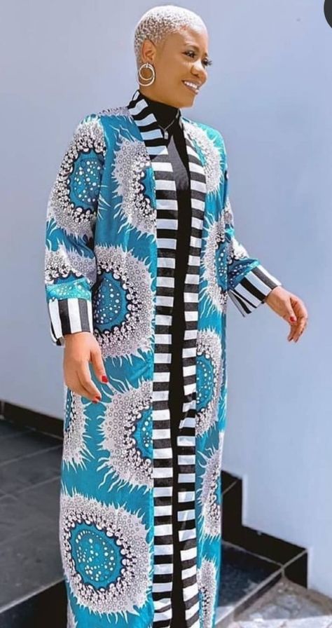 Throw Ons For Women, Roses Outfit, Aline Gown, African Kimono, African Print Kimono, Long African Dresses, Girls Dress Outfits, African Print Dress Designs, Ankara Dresses