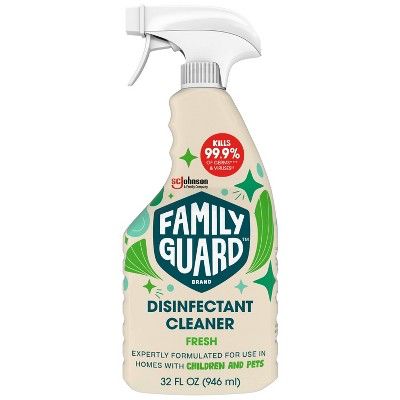 Family Guard : Target Family Peace, Disinfectant Spray, Kitchen Tables, Household Cleaning Supplies, Garbage Can, Citrus Scent, Surface Cleaner, Bathtubs, Counter Tops