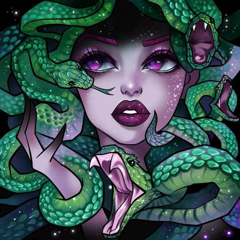 Snakes, Green, Pink, Black