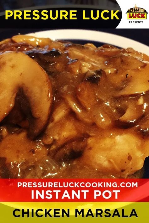 Instant Pot Chicken Marsala, Marsala Pasta, Sukiyaki Recipe, Ip Chicken, Pressure Luck, Best Pressure Cooker Recipes, Instant Pot Chicken Recipes, Pressure Cooking Recipes, Best Pressure Cooker