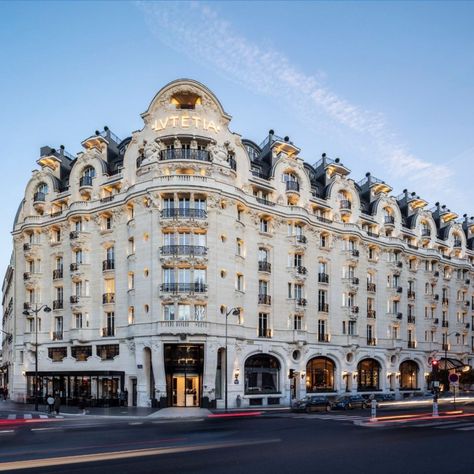 Luxury hotel Paris | Hotel Lutetia Vintage Hotel Exterior, Vintage Hotel Room, High End Hotel, Parisian Glamour, Luxury Hotels Paris, Le Bristol Paris, Vintage Hotel, Hotel Exterior, Vintage Hotels